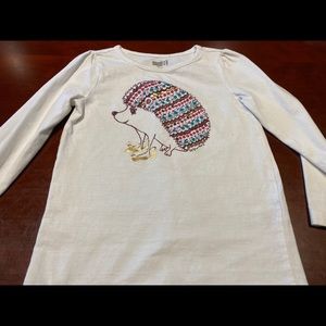 Crazy 8 hedgehog long sleeve shirt